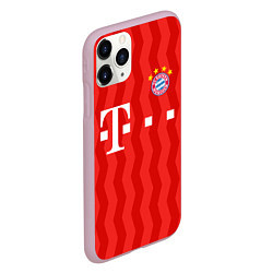 Чехол iPhone 11 Pro матовый FC Bayern Munchen униформа, цвет: 3D-розовый — фото 2