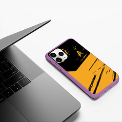 Чехол iPhone 11 Pro матовый Star Trek, цвет: 3D-фиолетовый — фото 2