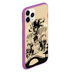 Чехол iPhone 11 Pro матовый JoJo Bizarre Adventure, цвет: 3D-фиолетовый — фото 2