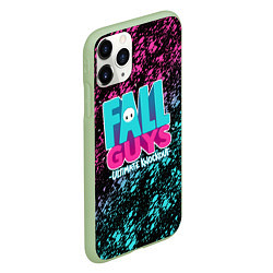 Чехол iPhone 11 Pro матовый FALL GUYS, цвет: 3D-салатовый — фото 2