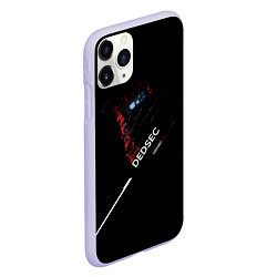 Чехол iPhone 11 Pro матовый Dedsec, цвет: 3D-светло-сиреневый — фото 2