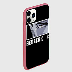 Чехол iPhone 11 Pro матовый Берсерк, цвет: 3D-малиновый — фото 2