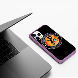 Чехол iPhone 11 Pro матовый ЛУЧШИЙ СОВЕТЧИК В МИРЕ, цвет: 3D-фиолетовый — фото 2