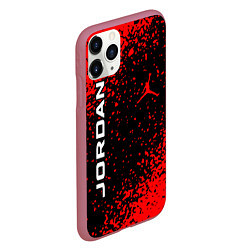 Чехол iPhone 11 Pro матовый MICHAEL JORDAN, цвет: 3D-малиновый — фото 2