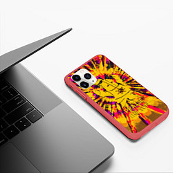 Чехол iPhone 11 Pro матовый DARK SOULS, цвет: 3D-красный — фото 2