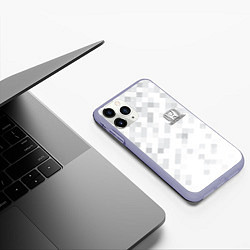 Чехол iPhone 11 Pro матовый HONDA, цвет: 3D-светло-сиреневый — фото 2