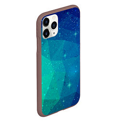 Чехол iPhone 11 Pro матовый Космос, цвет: 3D-коричневый — фото 2