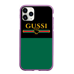 Чехол iPhone 11 Pro матовый GUSSI ГУСИ