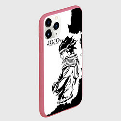 Чехол iPhone 11 Pro матовый JoJo Bizarre Adventure, цвет: 3D-малиновый — фото 2