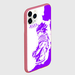Чехол iPhone 11 Pro матовый JoJo Bizarre Adventure, цвет: 3D-малиновый — фото 2