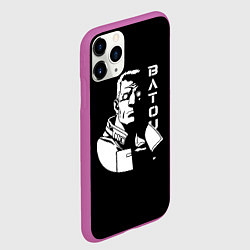 Чехол iPhone 11 Pro матовый Бато, цвет: 3D-фиолетовый — фото 2