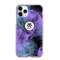 Чехол iPhone 11 Pro матовый MONSTA X, цвет: 3D-розовый