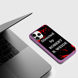 Чехол iPhone 11 Pro матовый Directed by ROBERT B WEIDE, цвет: 3D-фиолетовый — фото 2