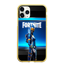 Чехол iPhone 11 Pro матовый FORTNITE, цвет: 3D-желтый