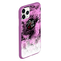 Чехол iPhone 11 Pro матовый Stray kids, цвет: 3D-фиолетовый — фото 2