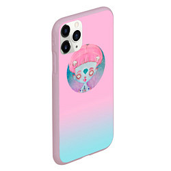 Чехол iPhone 11 Pro матовый Фея, цвет: 3D-розовый — фото 2