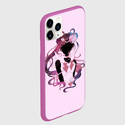 Чехол iPhone 11 Pro матовый Космическая Сейлор Мун, цвет: 3D-фиолетовый — фото 2