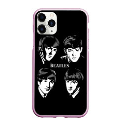 Чехол iPhone 11 Pro матовый THE BEATLES