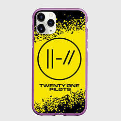 Чехол iPhone 11 Pro матовый TWENTY ONE PILOTS 21 PILOTS, цвет: 3D-фиолетовый
