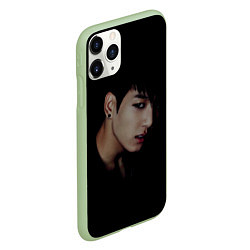 Чехол iPhone 11 Pro матовый BTS, цвет: 3D-салатовый — фото 2