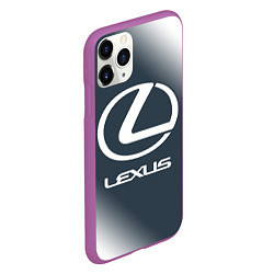 Чехол iPhone 11 Pro матовый LEXUS ЛЕКСУС, цвет: 3D-фиолетовый — фото 2