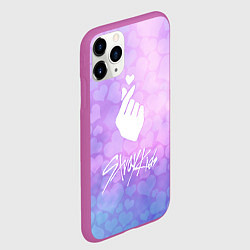 Чехол iPhone 11 Pro матовый Stray Kids, цвет: 3D-фиолетовый — фото 2