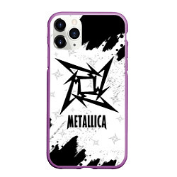 Чехол iPhone 11 Pro матовый METALLICA МЕТАЛЛИКА