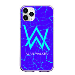 Чехол iPhone 11 Pro матовый ALAN WALKER АЛАН УОКЕР, цвет: 3D-светло-сиреневый