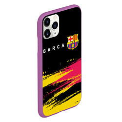 Чехол iPhone 11 Pro матовый BARCELONA БАРСЕЛОНА, цвет: 3D-фиолетовый — фото 2