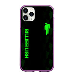 Чехол iPhone 11 Pro матовый BILLIE EILISH, цвет: 3D-фиолетовый