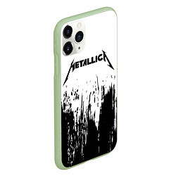 Чехол iPhone 11 Pro матовый METALLICA МЕТАЛЛИКА, цвет: 3D-салатовый — фото 2