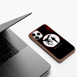 Чехол iPhone 11 Pro матовый Death Note, цвет: 3D-коричневый — фото 2