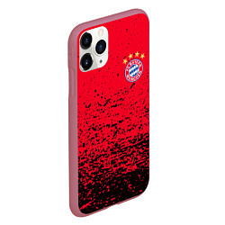 Чехол iPhone 11 Pro матовый BAYERN MUNCHEN, цвет: 3D-малиновый — фото 2