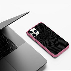 Чехол iPhone 11 Pro матовый BRING ME THE HORIZON, цвет: 3D-малиновый — фото 2