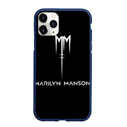 Чехол iPhone 11 Pro матовый Marilyn Manson