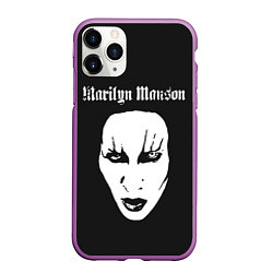 Чехол iPhone 11 Pro матовый Marilyn Manson