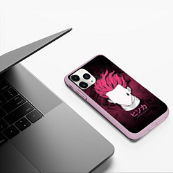 Чехол iPhone 11 Pro матовый Hunter x Hunter, Hisoka, цвет: 3D-розовый — фото 2