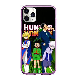 Чехол iPhone 11 Pro матовый Hunter x Hunter, цвет: 3D-фиолетовый