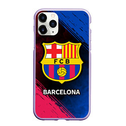 Чехол iPhone 11 Pro матовый BARCELONA БАРСЕЛОНА, цвет: 3D-светло-сиреневый