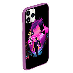 Чехол iPhone 11 Pro матовый JoJo’s Bizarre Adventure, цвет: 3D-фиолетовый — фото 2
