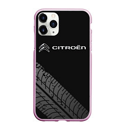 Чехол iPhone 11 Pro матовый CITROEN, цвет: 3D-розовый