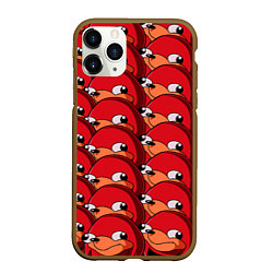 Чехол iPhone 11 Pro матовый Knuckles