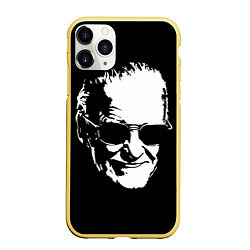 Чехол iPhone 11 Pro матовый STAN LEE, цвет: 3D-желтый