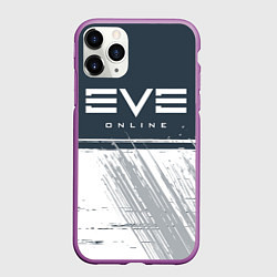 Чехол iPhone 11 Pro матовый EVE ONLINE ИВ ОНЛАЙН, цвет: 3D-фиолетовый