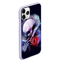 Чехол iPhone 11 Pro матовый UNDERTALE SANS, цвет: 3D-светло-сиреневый — фото 2