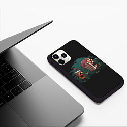 Чехол iPhone 11 Pro матовый Zombie, цвет: 3D-черный — фото 2
