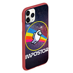 Чехол iPhone 11 Pro матовый NASA Impostor, цвет: 3D-красный — фото 2