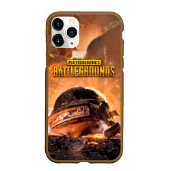 Чехол iPhone 11 Pro матовый PlayerUnknowns Battlegrounds