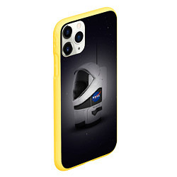 Чехол iPhone 11 Pro матовый Among Us SpaceX, цвет: 3D-желтый — фото 2