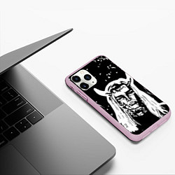 Чехол iPhone 11 Pro матовый GHOSTEMANE, цвет: 3D-розовый — фото 2